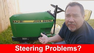 John Deere 170 Steering Gear Problems [upl. by Hersch]