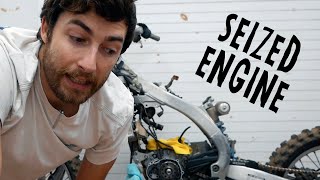 Rebuilding a Seized 2011 Yamaha YZ450F Motor  Part 14  I Seized It [upl. by Irtimid]