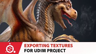 Exporting textures for UV Tile UDIMs Projects  Adobe Substance 3D [upl. by Lotson]