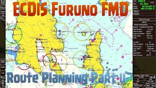 ECDIS FURUNO FMD Планирование перехода на экдисе Часть 2 Route Planning [upl. by Torres]