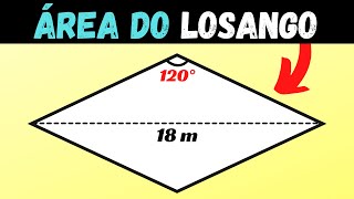 🔥Área do Losango  Como Calcular🔥 [upl. by Nomma]