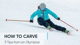 HOW TO CARVE  Ski better with these 3 TIPS [upl. by Sallyann]