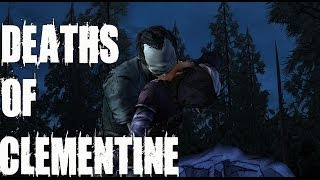 Clementine Death Montage The Walking Dead Season 2 Episode 2 Death Montage [upl. by Issac]