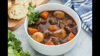 How to make Instant Pot Beef Stew  The Recipe Rebel [upl. by Nnairol]