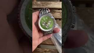 Wrist Watch 072  Breitling Navitimer B01 Chronograph 41 Mint Green Watch [upl. by Bogusz]