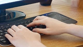 How to Connect a Logitech Wireless Keyboard [upl. by Etnoel338]