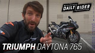 2020 Triumph Daytona 765 Moto2 Review  Daily Rider [upl. by Clywd]