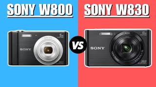 Sony w800 vs Sony w830  Which One Is Better [upl. by Naujid]