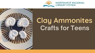 Clay Ammonites Crafts for Teens [upl. by Ahsinrad]