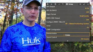 Humminbird HELIX How To Demonstration Mode [upl. by Aurelio899]