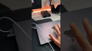 What is Clamshell mode Connecting a MacBook To a Monitor Whilst Closed 😱 shorts [upl. by Barby533]