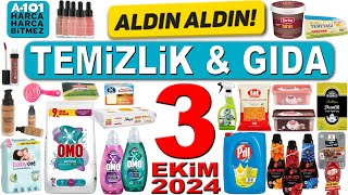 A101 BU HAFTA GIDA TEMİZLİK ÜRÜNLERİ  A101 3 EKİM 2024 DETERJAN VE KAHVALTILIK  A101 KOZMETİK [upl. by Glarum]