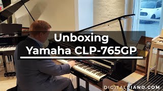 Unboxing and assembly of Yamaha CLP765GP  Digitalpanocom [upl. by Alehc]