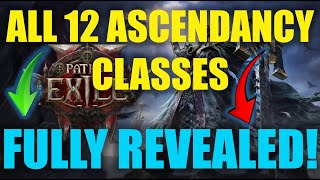 POE2 HOLY CRAP THIS IS THE BIGGEST POE2 INFO BOMB YET Fully revealed 12 Ascendancy classes [upl. by Etnuahs]