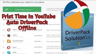 How to download and install drivers for all Laptop and Computer  How to use Driver Pack Solution [upl. by Ervine]