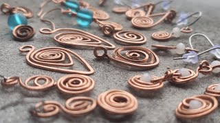 Easy Wire Earring Designs for Beginners [upl. by Ober337]