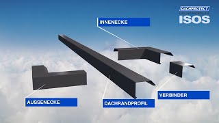 Dachprotect Dachrandprofil ISOS schnell montiert [upl. by Wolfram]