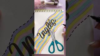 ✏️ Cómo Hacer una Portada Perfecta para tu Cuaderno 🌈 shorts portada diy [upl. by Mandel]