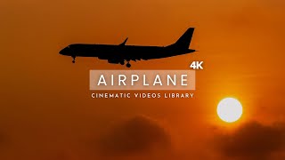 AeroPlane  Cinematic Videos 4K  Free Plane Footage Stock  Free Airplane Footage Stock [upl. by Maiah790]