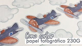 Como cortar papel fotográfico 230G na silhouette  Configurações de corte  Dicas para iniciantes [upl. by Aicissej571]