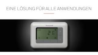 Honeywell Home T4R Raumthermostat Installation [upl. by Ahselrac]