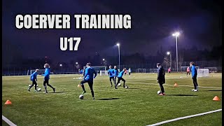 Full Technique Training Session ⚽️ Coerver Training ✅️ 1FC Lokomotive Leipzig U17 [upl. by Yortal644]