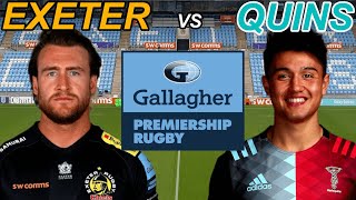 EXETER CHIEFS vs HARLEQUINS Gallagher Premiership 2022 Live Commentary [upl. by Luise]