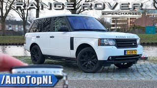 MY 510HP RANGE ROVER L322 50 V8 SUPERCHARGED  REVIEW POV on AUTOBAHN NO SPEED LIMIT by AutoTopNL [upl. by Fezoj]