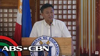 DepEd holds flag raising ceremony with newly appointed Sec Sonny Angara  ABSCBN News [upl. by Emlen]