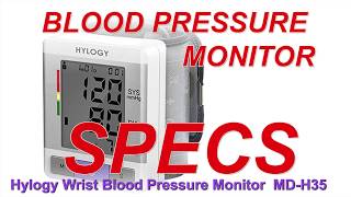 Hylogy Wrist Blood Pressure Monitor MD H35 Reviewed Wrist blood pressure monitor how to use [upl. by Karleen183]