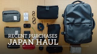 INCASE EO TRAVEL TECH BACKPACK  Other Purchases — Massive Japan Haul [upl. by Dikmen]