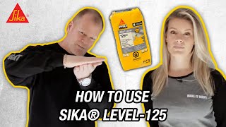 HOW TO LEVEL A FLOOR WITH Sika® Level125 w Mike Holmes amp Sherry Holmes [upl. by Sclar]