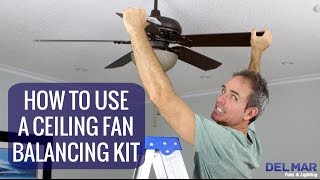 How To Use A Ceiling Fan Balancing Kit [upl. by Nuawad]