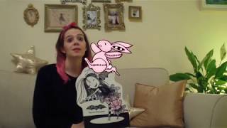 Harriet Muncaster answers Isadora Moon questions from Italian reading workshop Noi Superlettori [upl. by Derna]