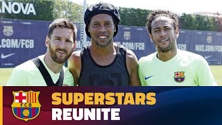 Ronaldinho makes a surprise visit [upl. by Easter]