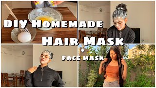 DIY Hair Mask For All Hair Types Homemade Hair Mask For Strong amp Healthy Hair  Mishti Pandey [upl. by Julis902]