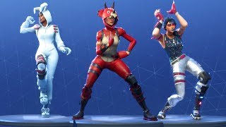 Fortnite All Dances Season 1 to 4 [upl. by Daberath174]