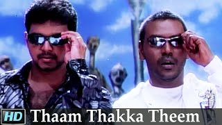 Thaam Thakka Theem Tamil Song  Thirumalai  Vijay amp Raghava Lawrence Popular Dance Song [upl. by Philo]