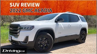 2022 GMC Acadia  SUV Review  Drivingca [upl. by Hamlani]