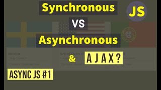 Asynchronous Vs Synchronous Programming  Async JS Part 1 javascript [upl. by Aniar]