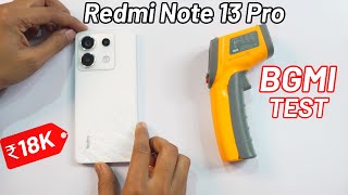 REDMI NOTE 13 PRO BGMI Graphics TEST  Heating and Battery Drain Test [upl. by Silvester]