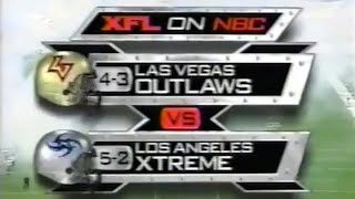 XFL 2001  Week 8 Game 1  Las Vegas Outlaws at Los Angeles Xtreme [upl. by Consuela908]