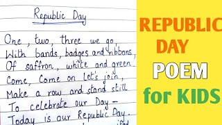 72nd Republic Day English Poem for kidsRepublic Day poem Republic Day poem for kids in english [upl. by Junia34]