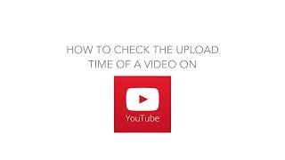 Check Video Upload Time Using YouTube Data Viewer [upl. by Attenaj918]