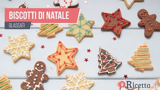 BISCOTTI DI NATALE  Ricettait [upl. by Hadihahs]