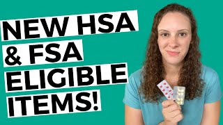 New HSA amp FSA Eligible Expenses  Healthcare Items to Buy Right Now [upl. by Eckardt893]