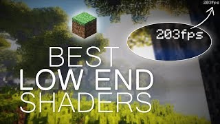 BEST High FPS  LowEnd Shaders 2017  Minecraft 1122 [upl. by Mcgraw]