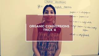 Organic chemistry conversion  trick 4 [upl. by Patrich]