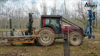 LAUTOPLANT  planteuse Peuplier mécanisée et autonome par Alliance Forêts Bois [upl. by Judus]