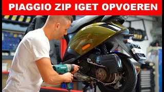 PIAGGIO ZIP IGET OPVOEREN [upl. by Wylen]